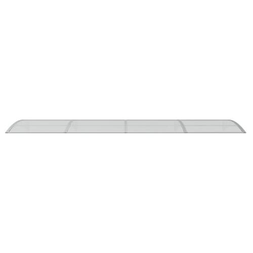 Dørbaldakin 400x100 cm polycarbonat grå