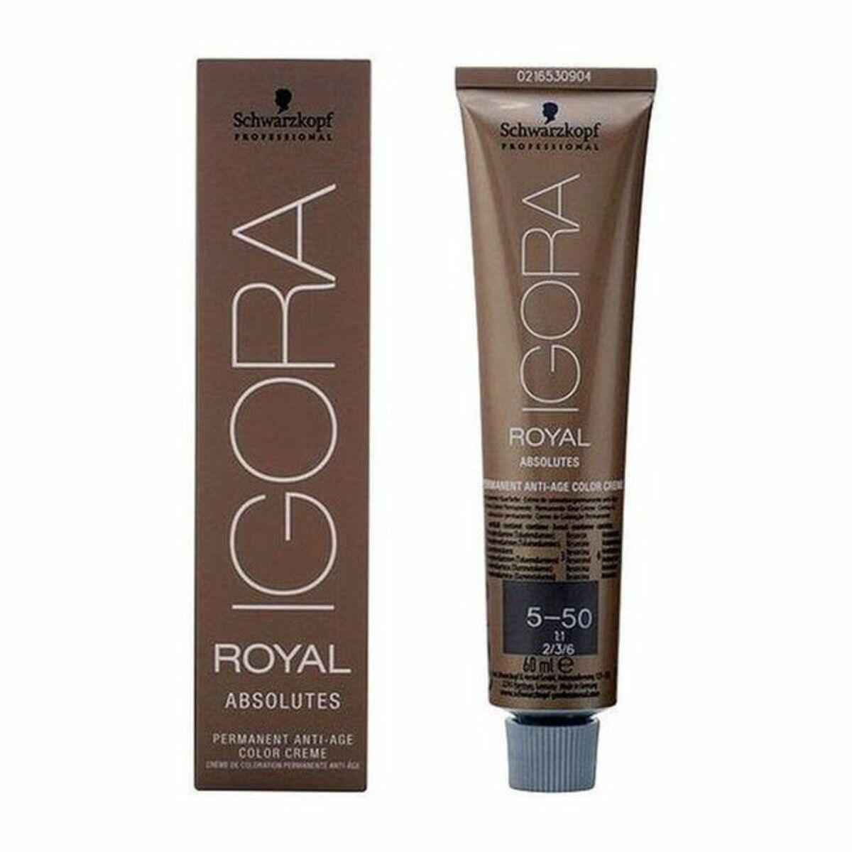 Hårfarve permanent Schwarzkopf Igora Royal Absolutes 5-50 - 60 ml