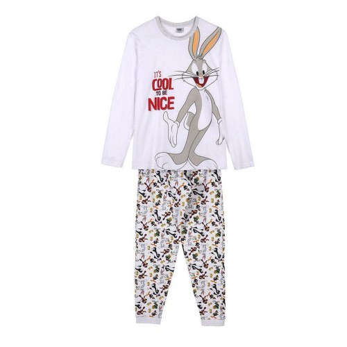 Nattøj Looney Tunes Grå Dame XL