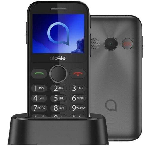 Mobiltelefon til ældre mennesker Alcatel 2020X Sort