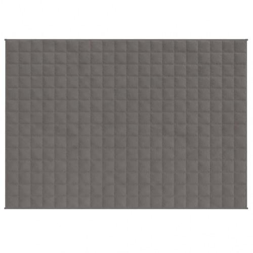 Tyngdetæppe 150×200 cm - 7 kg - grå mikrofiber