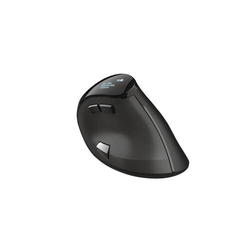 Trådløs mus Trust Voxx Ergonomisk Vertikalt Bluetooth Genopladelig Sort 2400 dpi