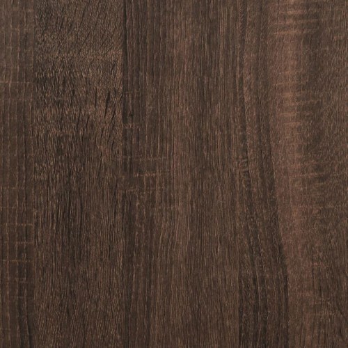 Bogreol 102×30×141,5 cm i konstrueret træ - brun egetræsfarve