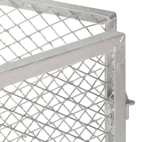 Kompostbeholder 85x85x70 cm galvaniseret jern