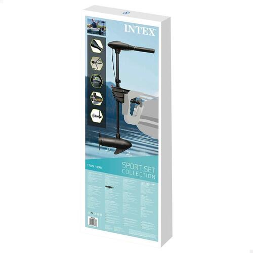 Motor Intex Transom Mount Trolling 12 V 480 W Oppusteligt Skib Elektrisk