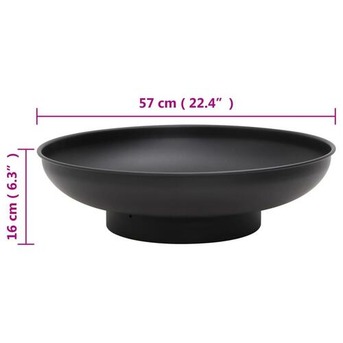 Bålfad 57 cm stål