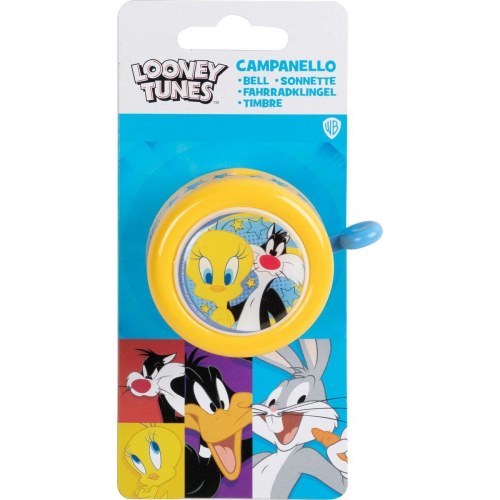Looney Tunes ringeklokke til børnecykel - gul (CZ10962)