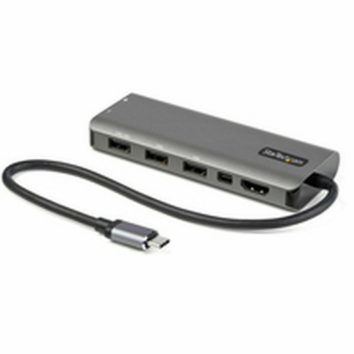 Docking Station Startech Dkt31cmdphpd Sølvfarvet