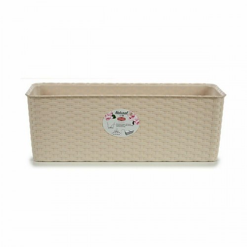 Stefanplast altankasse - beige plastik, 17,5 × 16 × 48,5 cm (12 stk.)