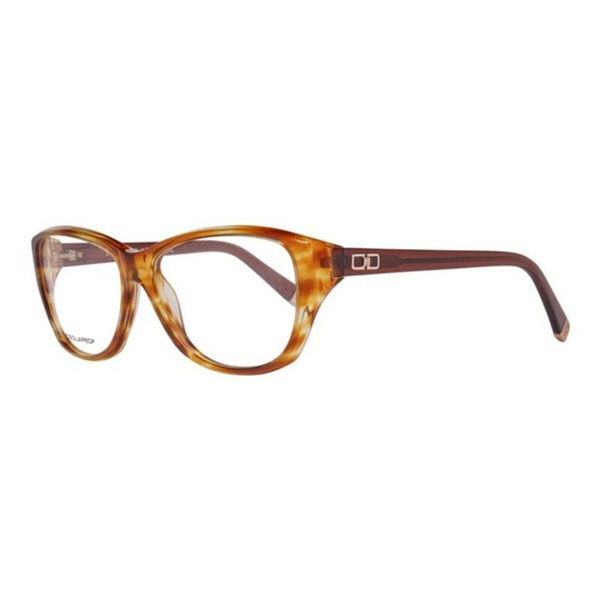 Dsquared2 DQ5061-055 briller - brun brillestel, ø 56 mm