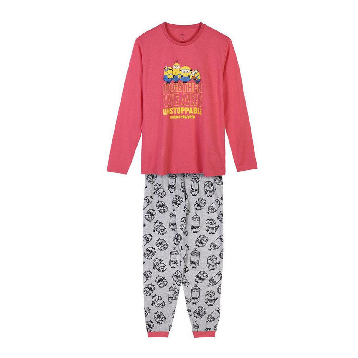 Nattøj Minions Pink Dame M