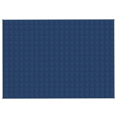 Tyngdetæppe 155 × 220 cm - 11 kg - blå mikrofiber