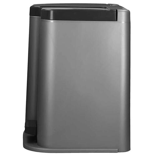 Curver dobbelt pedalspand Deco 15 l med 6 l indvendige spande lysegrå