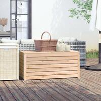 Havekasse 101x50,5x46,5 cm massivt fyrretræ