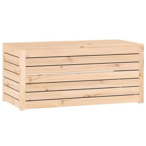 Havekasse 101x50,5x46,5 cm massivt fyrretræ