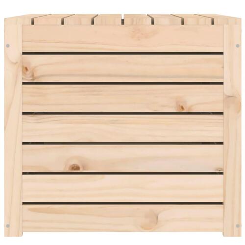 Havekasse 101x50,5x46,5 cm massivt fyrretræ