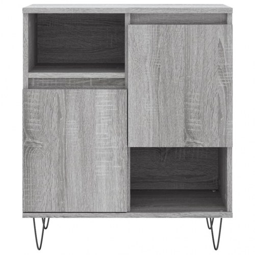 Skænk 60×35×70 cm - konstrueret træ i grå sonoma-eg