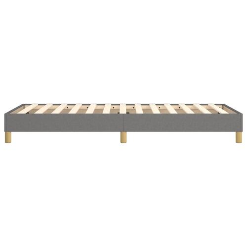 Sengeramme uden madras Mørkegrå 100x200 cm Stof