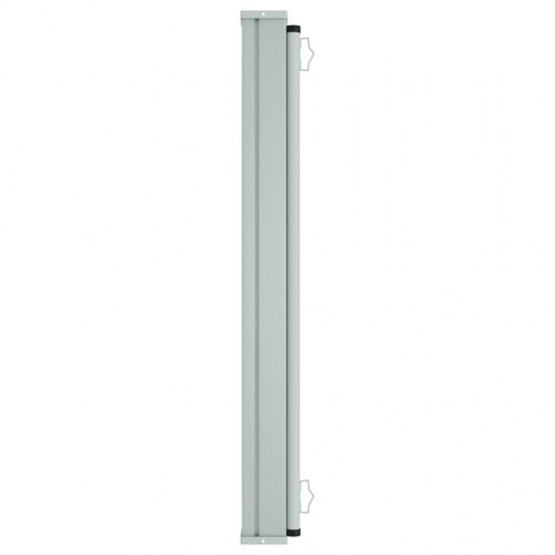 Sammenrullelig sidemarkise til terrassen 600x170 cm cremefarve