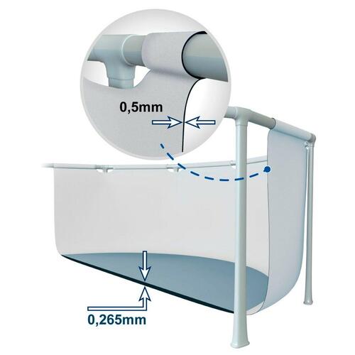 Pool Aftageligt Intex 26700NP 4485 L 305 x 76 x 305 cm