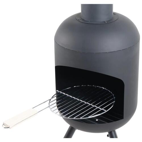RedFire havepejs med grill Fuego stor sort