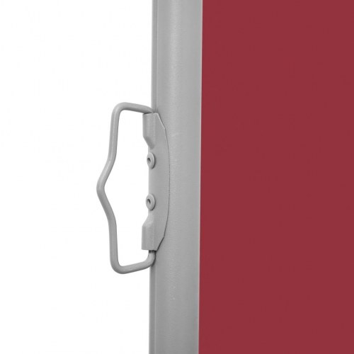Sammenrullelig sidemarkise til terrasse 140 × 1.200 cm - rød