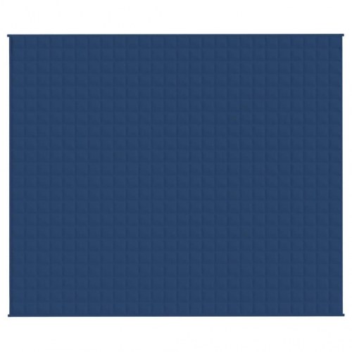 Tyngdetæppe 220 × 260 cm - 15 kg, blå mikrofiber