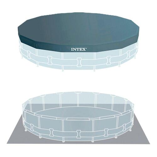 Pool Aftageligt Intex 457 x 107 x 457 cm