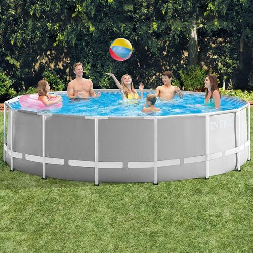 Pool Aftageligt Intex 26726GN 457 x 122 x 457 cm