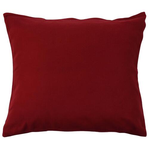 Sengesæt 2 dele fleece 140 x 220/60 x 70 cm vinrød