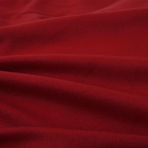 Sengesæt 2 dele fleece 140 x 220/60 x 70 cm vinrød