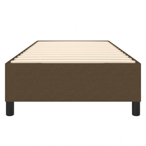 Boxspring sengeramme mørkebrun 80 x 200 cm - stof