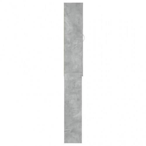 Vaskemaskineskab 64x25,5x190 cm betongrå