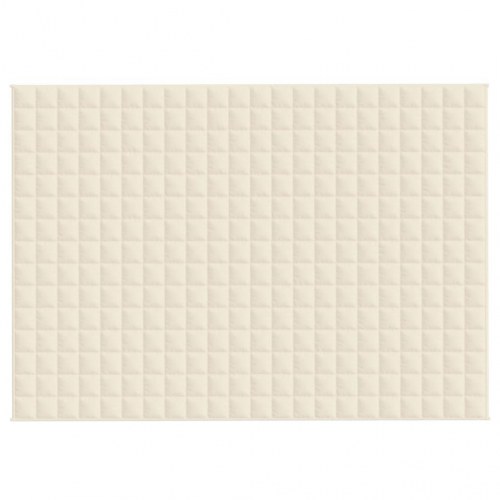Tyngdetæppe 155 × 220 cm - 11 kg, lys creme