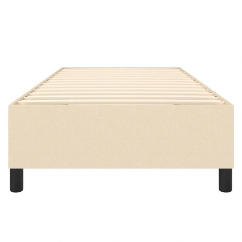 Boxspring sengeramme 80 x 200 cm - cremefarvet