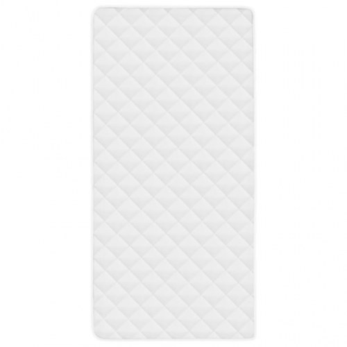 Vatteret madrasbeskytter 90 x 200 cm tung hvid