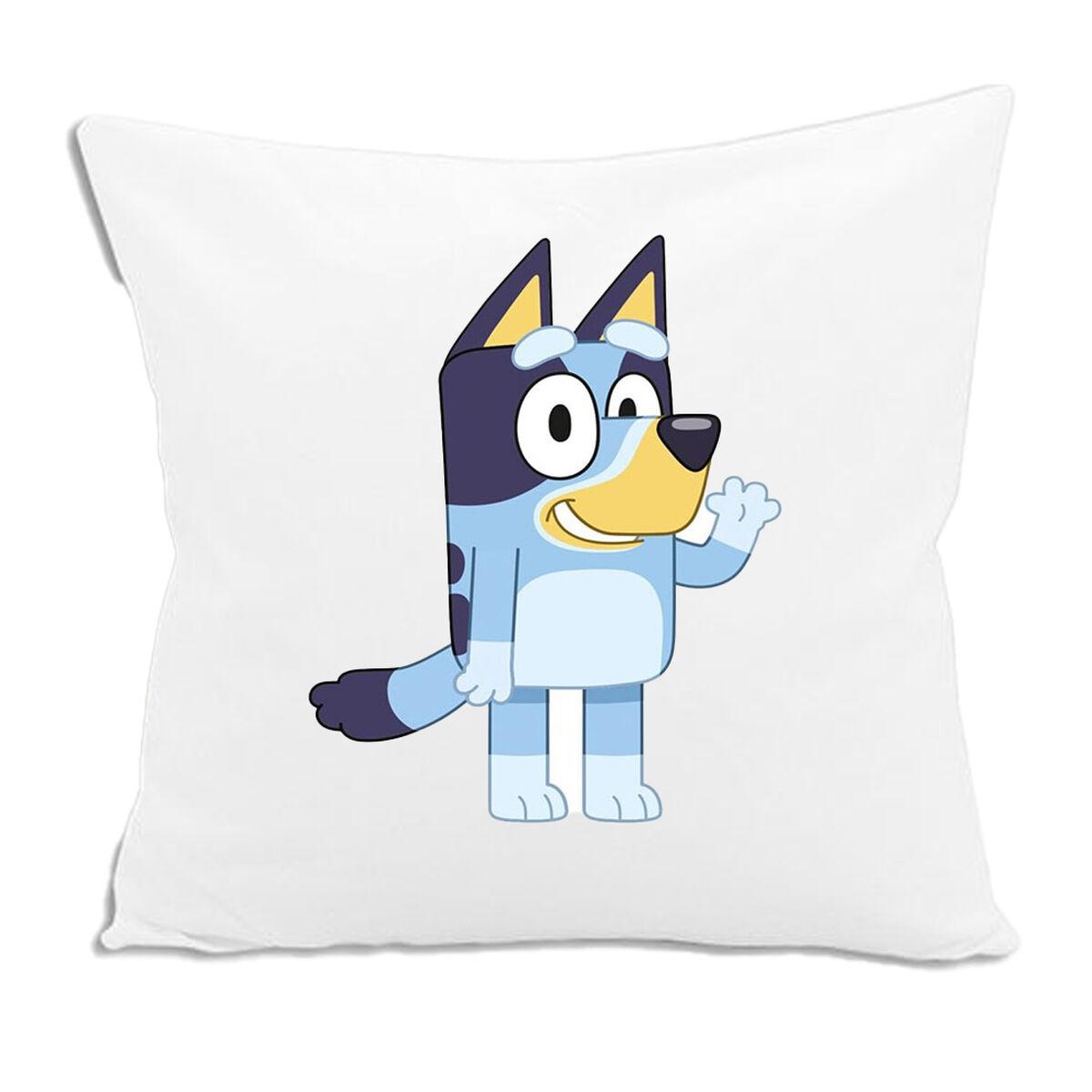 3D pude Bluey Hvid 30 x 30 cm Firkantet