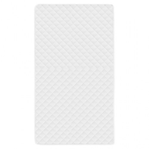 Vatteret madrasbeskytter 120 x 200 cm tung hvid