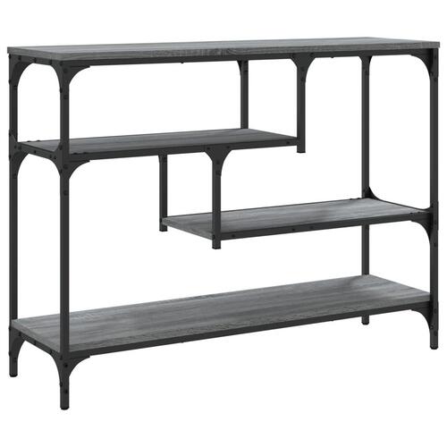 Konsolbord 100x30x75 cm konstrueret træ grå sonoma-eg