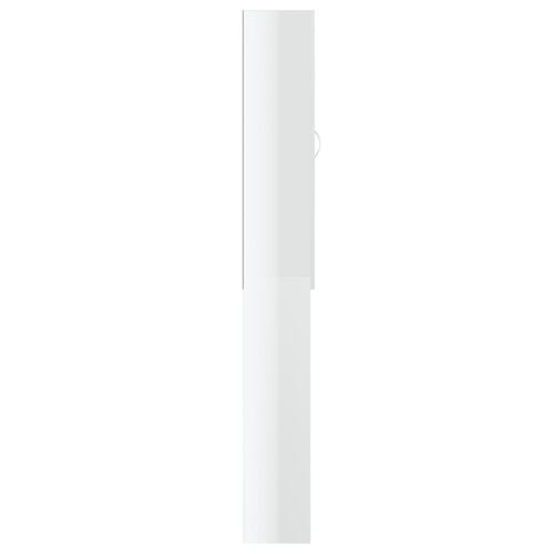 Skab til vaskemaskine 64x25,5x190 cm hvid højglans