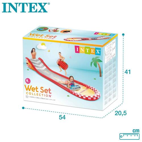 Vandrutschebane Intex 57167NP 561 x 119 x 76 cm Oppustelig (561 x 119 x 76 cm)