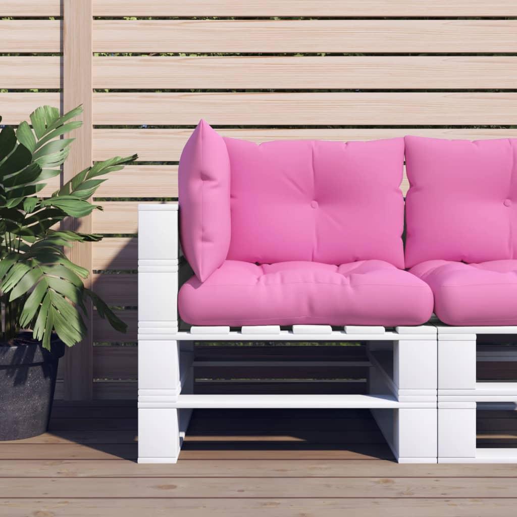 Pallehynder 3 stk. oxfordstof pink