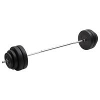 Vægtstang med skiver 60 kg