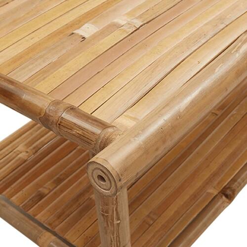 Sofabord 110x55x45 cm bambus