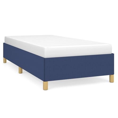 Sengeramme uden madras 100x200 cm stof blå