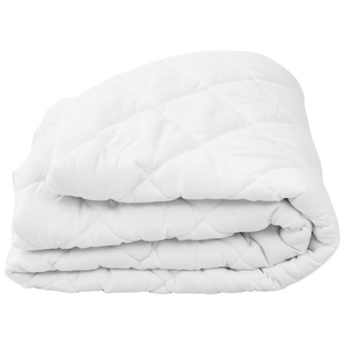 Vatteret madrasbeskytter 90 x 200 cm tung hvid