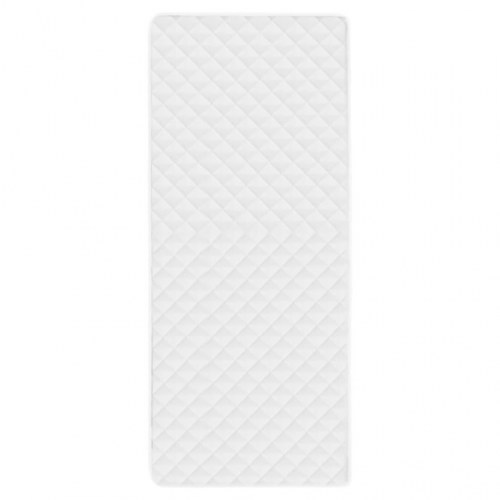 Vatteret madrasbeskytter 90 x 200 cm tung hvid