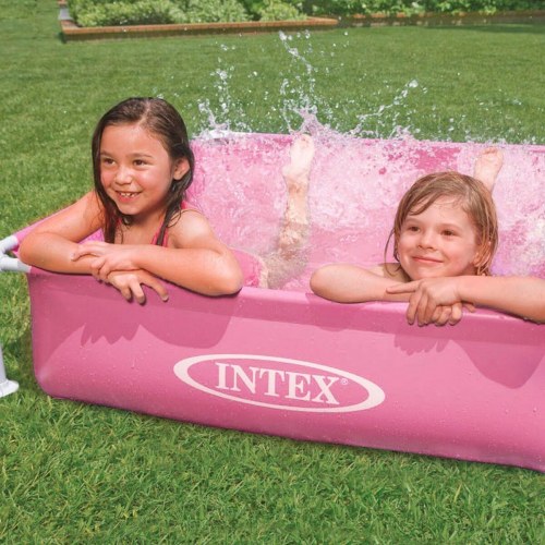 Intex pool til børn 342 l - pink, 122 × 122 × 30 cm (3 stk.)