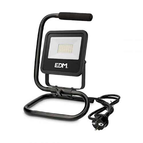 LED arbejdslampe EDM 70410 - 30 W, 6400 K, sort