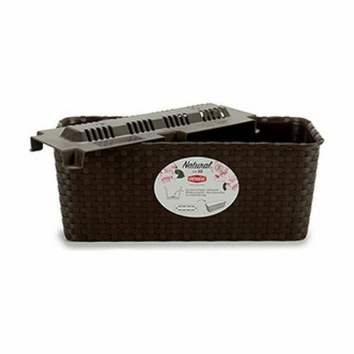 Plantekasse Stefanplast Plastik 13 x 11 x 28,5 cm (12 enheder)